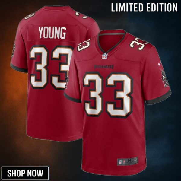 Kenny Young Tampa Bay Buccaneers Game Player Jersey - Red