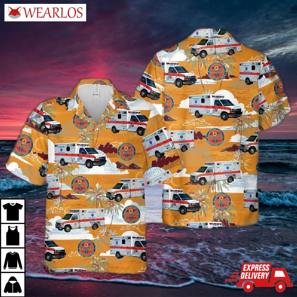 Kentucky Jefferson County Ems Hawaiian Shirt