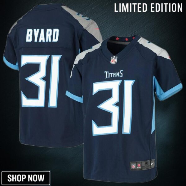 Kevin Byard Tennessee Titans Nike Youth Game Jersey - Navy