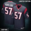 Kevin Pierre-louis Houston Texans Game Player Jersey - Navy