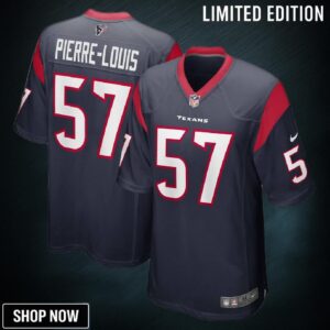 Kevin Pierre-louis Houston Texans Game Player Jersey - Navy