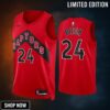 Khem Birch 24 -23 Toronto Raptors Red Icon Edition Jersey Swingman