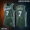 Killian Hayes 7 -23 Detroit Pistons Green City Edition Jersey Swingman