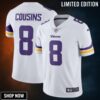 Kirk Cousins Minnesota Vikings Vapor Untouchable Limited Jersey - White Nfl