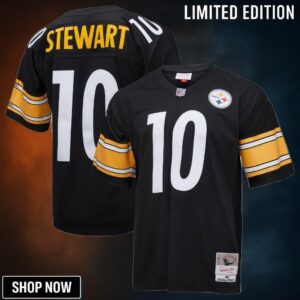 Kordell Stewart Pittsburgh Steelers Mitchell & Ness 2001 Legacy Replica Jersey - Black Nfl