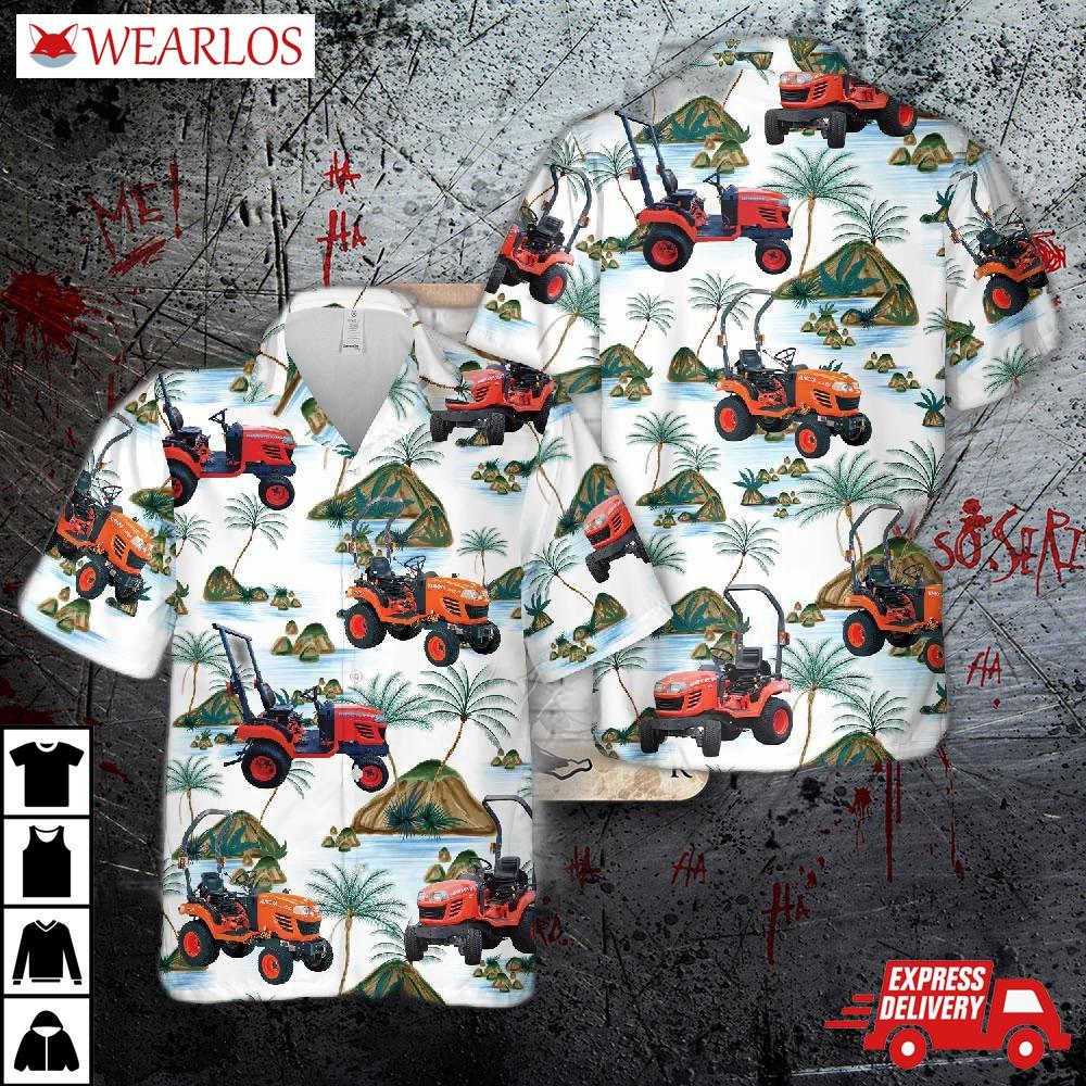Kubota Tractor Bx2350 Hawaiian Shirt