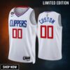 La Clippers Custom 00 -23 Association Edition White Jersey Swingman