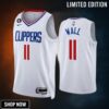 La Clippers John Wall -23 11 Association Edition White Jersey Swingman
