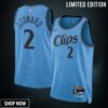 La Clippers Nike City Edition Swingman Jersey - Blue Kawhi Leonard Unisex