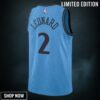 La Clippers Nike City Edition Swingman Jersey - Blue Kawhi Leonard Unisex