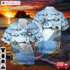 Ladp N662pd Helicopter Hawaiian Shirt