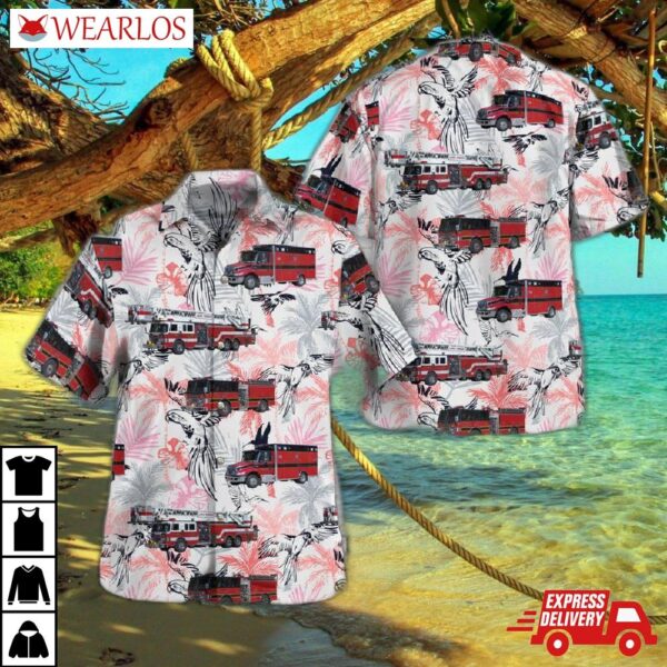 Lake Forest, Illinois, Forest Fire Department Station 1- Headquarters Hawaiian Shirt