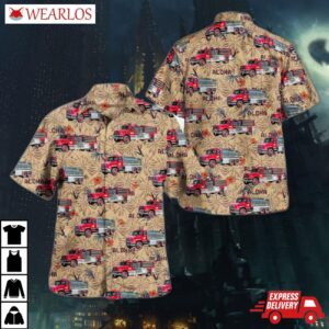 Lake Pleasant, New York, Pleasant Vol Fire Department Hawaiian Shirt