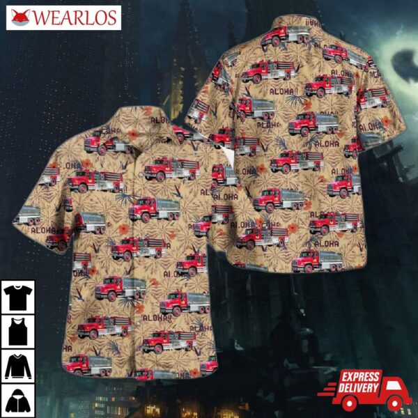 Lake Pleasant, New York, Pleasant Vol Fire Department Hawaiian Shirt