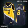 Lance Stephenson -23 Indiana Pacers Navy 6 City Edition Jersey 75th Diamond - Men