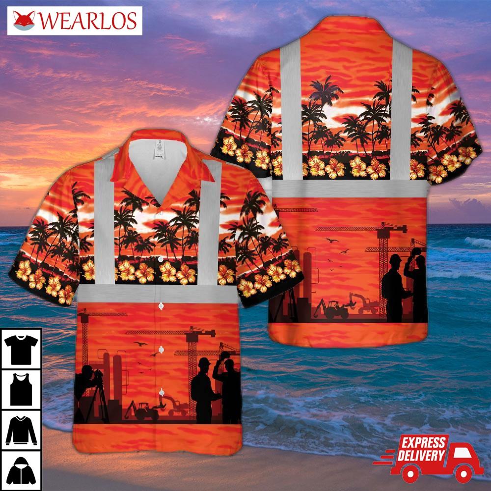 Land Surveyor Tropical Hawaiian Shirt