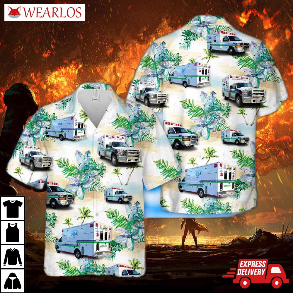 Lapeer County Ems Hawaiian Shirt