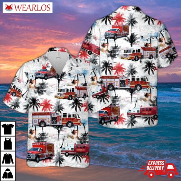 Laredo Fire Department Hawaiian Shirt