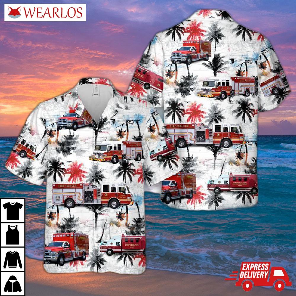 Laredo Fire Department Hawaiian Shirt
