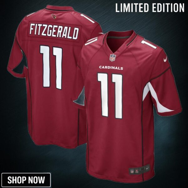 Larry Fitzgerald Arizona Cardinals Game Jersey - Cardinal Nfl