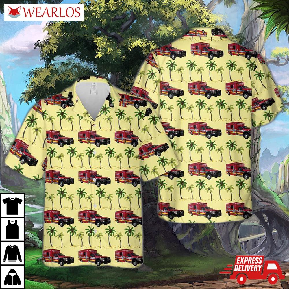 Lee County Ems Hawaiian Shirt