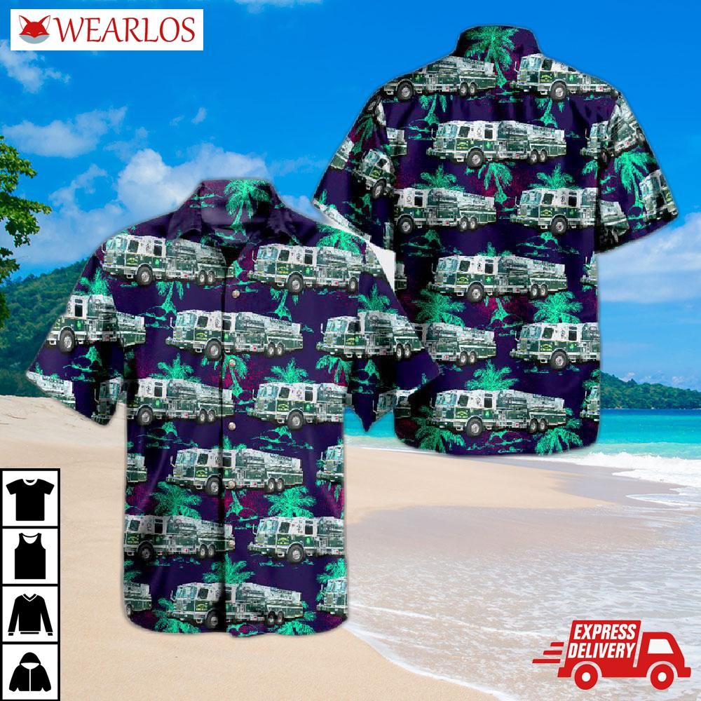Limerick Fire Department, Royersford, Pennsylvania Hawaiian Shirt