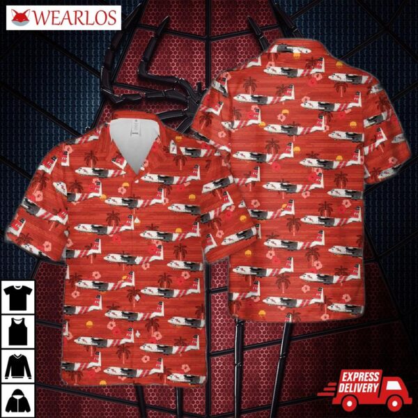 Lockheed Hc-130h Hercules Wildfires In Southern California Hawaiian Shirt