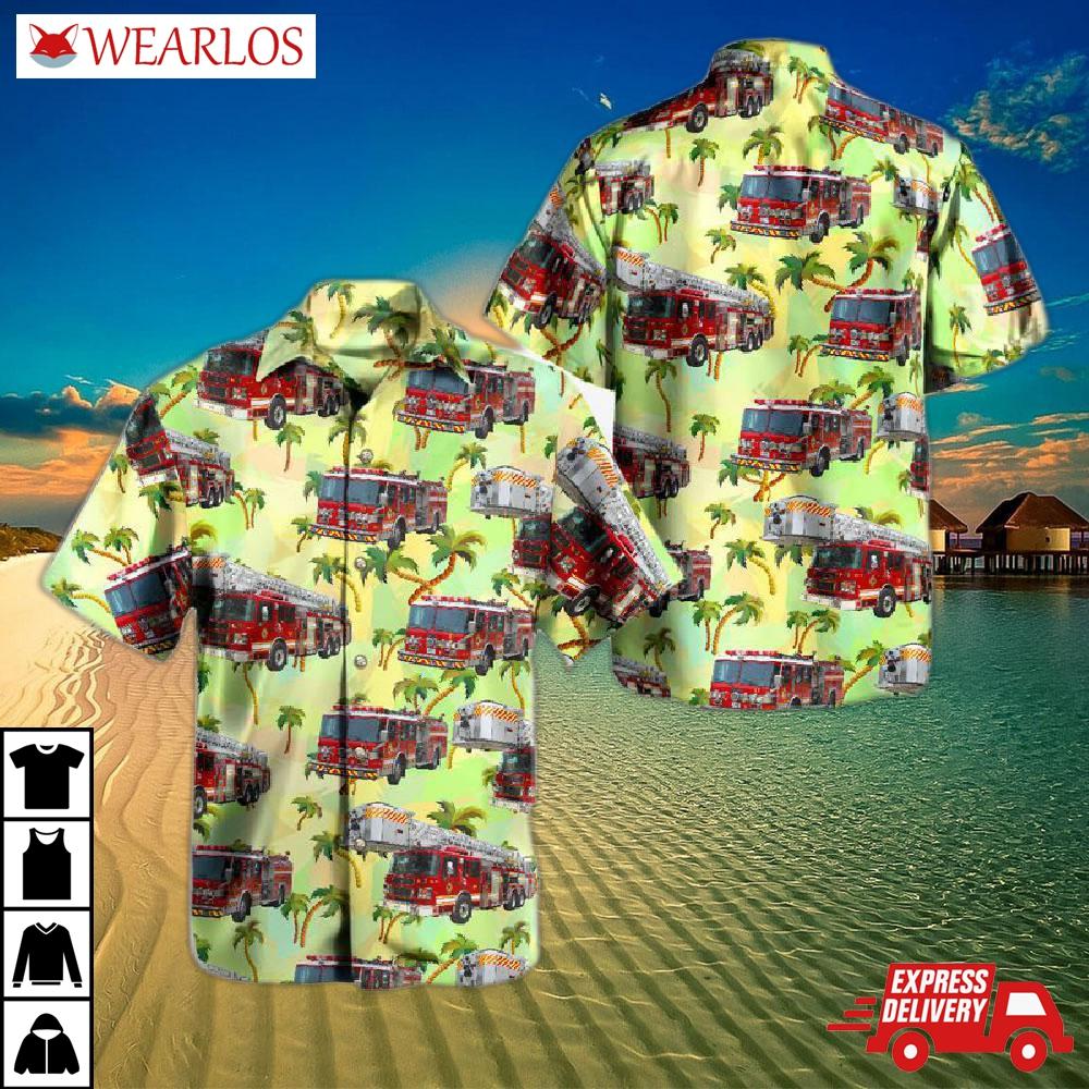 London Fire Department (lfd), Ontario Fleet Hawaiian Shirt