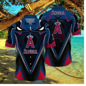 Los Angeles Angels Dark Strike Hawaiian Shirt