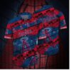 Los Angeles Angels Sunset Stripes Hawaiian Shirt