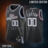 Los Angeles Clippers Custom 00 -23 City Edition Black Jersey Swingman