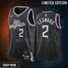 Los Angeles Clippers Kawhi Leonard 2 -23 City Edition Black Jersey Swingman