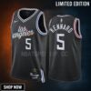 Los Angeles Clippers Luke Kennard 5 -23 City Edition Black Jersey Swingman