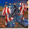 Los Angeles Dodgers American Flag Hawaiian Shirt