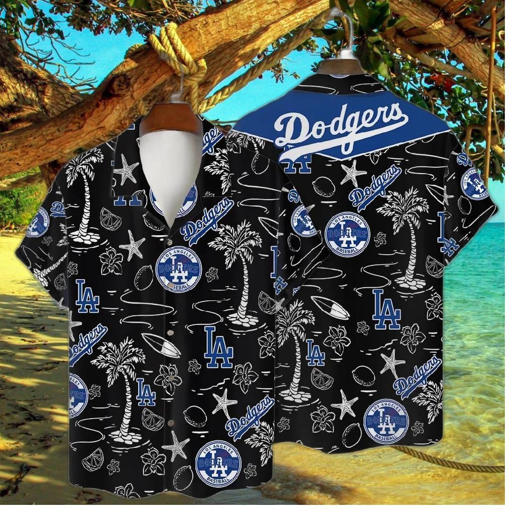Los Angeles Dodgers Beach Icons Hawaiian Shirt