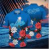 Los Angeles Dodgers Bold Floral Hawaiian Shirt