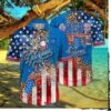 Los Angeles Dodgers Fireworks & Stars Hawaiian Shirt