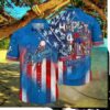 Los Angeles Dodgers Happy 4th Of July Hawaiian Shirt