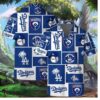 Los Angeles Dodgers Icon Block Hawaiian Shirt