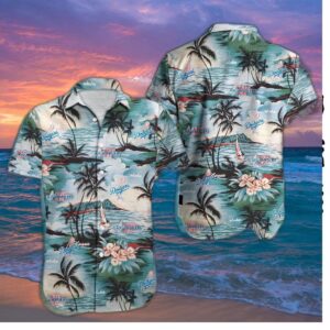 Los Angeles Dodgers Island Paradise Hawaiian Shirt