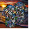 Los Angeles Dodgers Island Tiki Adventure Hawaiian Shirt