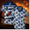 Los Angeles Dodgers Major League Baseball Palms Hawaiian Shirt