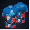 Los Angeles Dodgers Patriotic Blossom Hawaiian Shirt