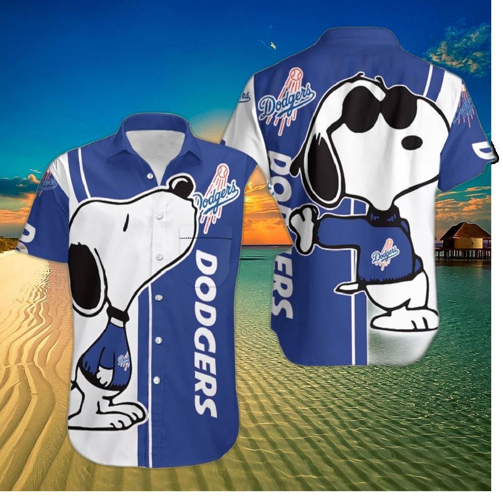 Los Angeles Dodgers Snoopy Lover Hawaiian Shirt