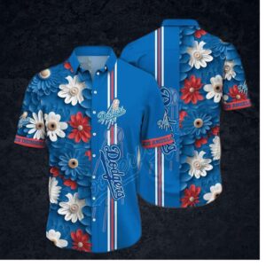 Los Angeles Dodgers Summer Bloom Hawaiian Shirt
