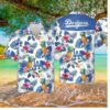 Los Angeles Dodgers Tropical Pineapple Paradise Hawaiian Shirt