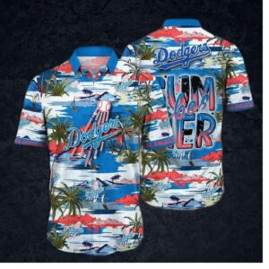 Los Angeles Dodgers Tropical Summer Hawaiian Shirt