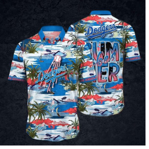 Los Angeles Dodgers Tropical Summer Hawaiian Shirt