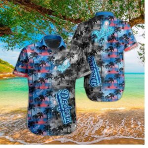 Los Angeles Dodgers Tropical Twilight Hawaiian Shirt