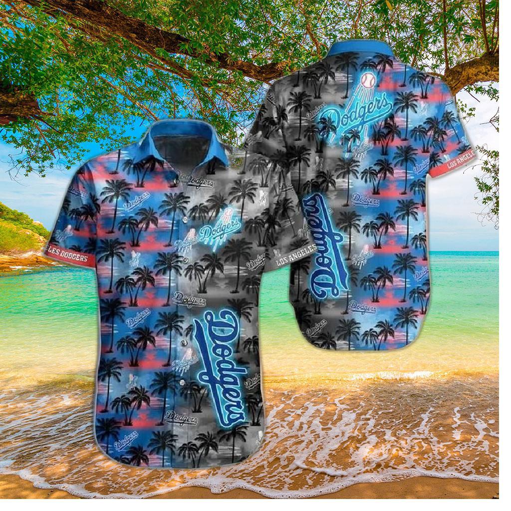 Los Angeles Dodgers Tropical Twilight Hawaiian Shirt